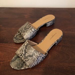 Banana Republic Snakeskin sandals